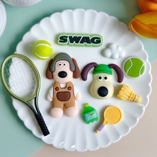 BEST 10종 귀여운 강아지 신발참 악세사리 세트