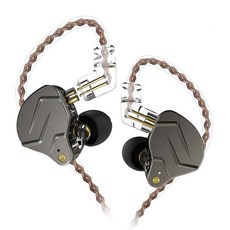Erjigo KZ ZSN PRO X 하이브리드 밴란스 아마추어 다이나믹 인이어 이어폰 ERJIGO ZSNPROX 1BA+1DD HiFi 헤드셋 ZSNPRO erabuds (마이, 마이크 없는 회색