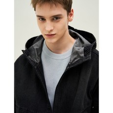 [국내매장정품] 에잇세컨즈 8SECONDS 데님 후드 쉘파카 애쉬 425239LPK4 170290