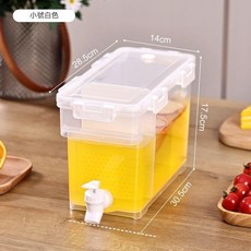 冷水桶 6L大容量 派對飲料桶 冰箱冷水桶, 1個, -25℃抗凍-密封-3.5升白色