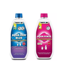 캠핑카 카라반 포타포티 용변분해제 아쿠아캠 고농축 블루 린스, 1개, 아쿠아캠 고농축 불루+린스 세트