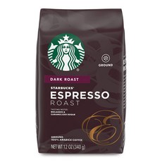 스타벅스 에스프레소 로스트 다크 그라운드 아라비카 커피, 340g, 340ml, 1개, 1개
