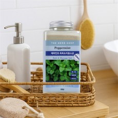 미쁨담아 바디소금 솔트바디스크럽, 900g, 1개