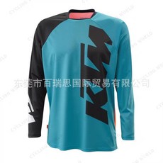 KTM機車越野騎行服速乾衣 夏季透氣騎行上衣 T恤速降服打底衫