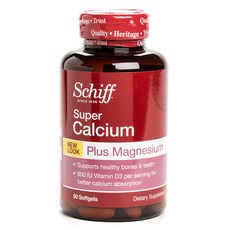 Schiff 維他命D鈣軟膠囊 1200mg, 1個, 90 件