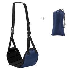 오피스 발 스트랩 다리 해먹 매트 휴대용 발판 받침대 패드 휴식, 2. blue, 1개