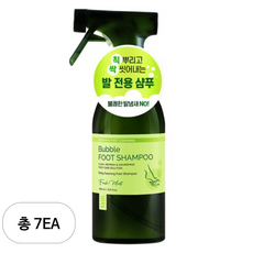 하라즈 버블 풋 샴푸 프레쉬민트향, 1개입, 7개, 500ml