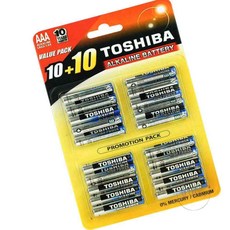 엠비아5 도시바 AAA10+10 리모컨건전지