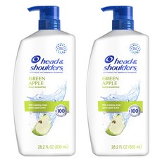 헤드앤숄더 그린애플 데일리 샴푸, 835ml, 2개