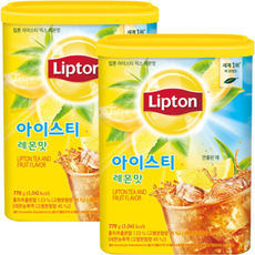 립톤 아이스티 믹스 레몬맛, 770g