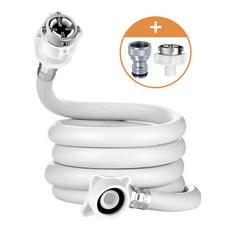 베이루 원터치 세탁기 급수호스, 2개, 원터치 급수호스 1.5M + 세탁기 커플링