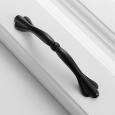 붙박이장 문고리 장농 신발장 블랙 96mm WR 4세트