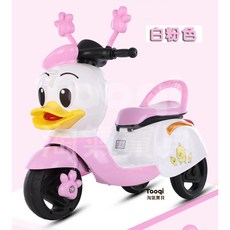淘氣寶貝 兒童三輪摩托車 充電式 兒童電動摩托車 可插USB 早教功能, 升級台製電池, 1個