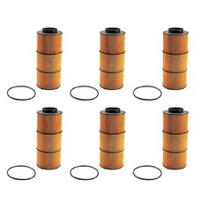 HXYBBGS LF17800 A4711800009 6피스 오일/윤활유 필터 DD13 DD15 DD16 엔진과 호환 가능 P582506 A4711800209 A4721842325, HXYBBGS LF17800 A4711800009 6피