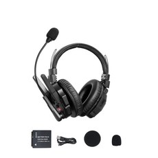 SYNCO XTALK Xmax 무선 인터컴 헤드셋 시스템 (2.4GHz 대역 / 500m(1640피트) 장거리 통신 / 더블이어 설계), XMax1/1 PCS