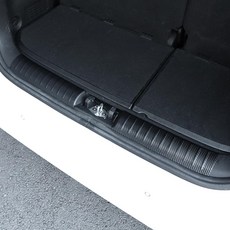 [카비니] 호환 2023 더뉴레이 도어커버 스텝 트렁크 가드 몰딩 카본 랩핑 시트지, 03. DJ_트렁크범퍼커버 - 카본