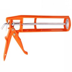 싹팔아스토어 플라스틱 재질 주황색 실란트건 실리콘총 주황 욕실보수 방수 프라스틱 오렌지색 솔리드 실리콘총파워건 세트 커팅건