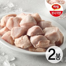 하림 IFF 핑크솔트 한입 닭가슴살 1.1kg 2봉, 2개