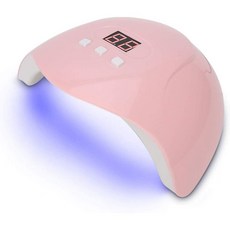 54W USB紫外線LED美甲燈適用於凝膠指甲美甲機適用於沙龍或家庭使用帶3個定時器專業美甲工具, 1個