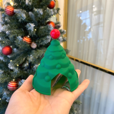 달팽이 크리스마스 트리 은신처 실리콘 용품, 1개