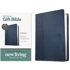 (영문도서) Premium Gift Bible Nlt Filament Enabled (Leatherlike Blue Cross Red... Imitation Leather, Tyndale House Publishers, English, 9781496490766