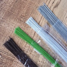 設計家美術用品社 台製花藝鐵絲 (100支入) 多種規格, 1個, 深茶色,#18