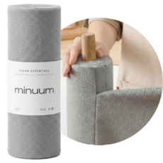 미늄 빨아쓰는 극세사 롤행주 30cm x 30cm, 30개, 그레이