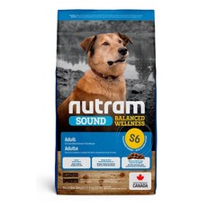 Nutram 紐頓犬糧 11.4Kg, 1個, S6成犬-雞肉+南瓜 11.4KG, 雞肉+南瓜