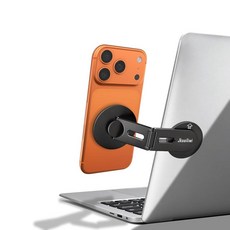 Jkoailiwi 듀얼 스크린용 보이지 않는 조절 가능한 마그네틱 노트북 휴대폰 홀더 Magsafe 아이폰 12-7용 접이식 연속성 카메라 마운트 맥북 테슬라 아이맥용, Jkoailiwi 듀얼 스크린용 보이지 않는 조절 가능