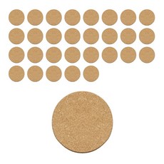 코르크컵받침 원형90x3mm 30p 1세트 코르크코스터, 30개, C903