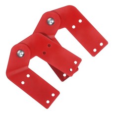 2Pcs 사다리 경첩 범용 액세서리 알루미늄 단계 부품 아연 도금 강철 교체 키트 엔지니어링, 01 Red