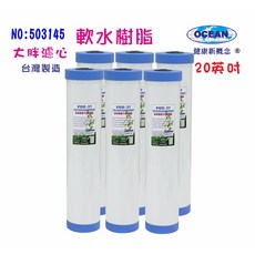 地下水塔過濾器20英吋 大胖軟水樹脂濾心除垢 水族養殖, 1個