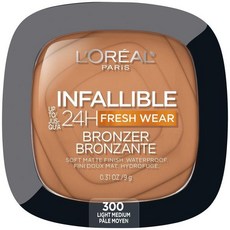로레알 인팔리블 브론저 300 라이트 미디움 8g 1개, Light Medium, 0.31 Ounce (Pack of 1)