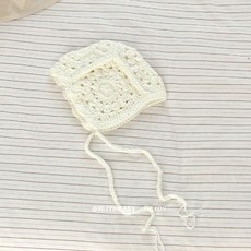 루키라이프 겨울 모자 핸드메이드 털모자 플라워 자수 보온 키즈
