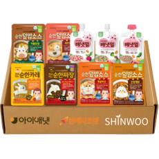 짜먹는 닭가슴살비트100g1개+소고기브로콜리100g1개+소고기청경채100g1개+순한소스 카레 50g1개+짜장50g1개+게살50g1개+차돌50g1개+새우 50g1개+간장50g1개, 1개