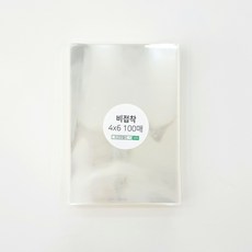 미션앤캘리 캘리그라피 opp 비접착 엽서 포장 사진 비닐 봉투 4x6(105x155mm) 100개입