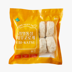 리얼통살새우고로케 300g(30g x 10ea) 에비카츠 새우버거 카레 고로케 맥주
