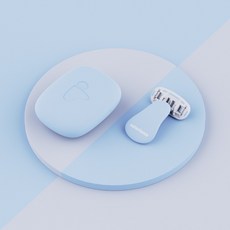 colorlamb 휴대용 제모기 여성용 면도기 리필 추가면도날 포함, 1개, 스카이