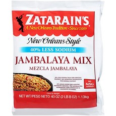 Zatarain's 환원 나트륨 잠발라야 믹스 1.1kg(40온스), ZatAra 아라ins 환원 나트륨 잠발라야 믹스 1.