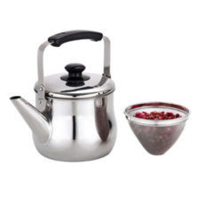 키친플라워 뉴그레이스 건강 차 망 주전자, 1.5L, 1개