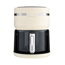 G-PLUS 樂透鍋 智慧玻璃氣炸鍋 GP-J02，透明可視，無油健康烹飪，多功能氣炸烘烤，觸控面板操作簡單, 黃色, GP-J02