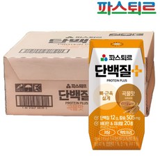 파스퇴르 단백질 플러스 곡물, 195ml, 20개