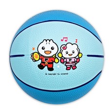 FOOD超人兒童運動籃球，安全無毒材質，專為兒童設計，提升運動樂趣，鍛鍊手眼協調能力, 1個, FOOD超人兒童運動籃球-淺藍(風車), 淺藍