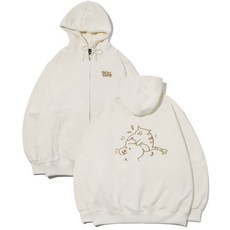 CPGN STUDIO Enjoy CAT 자수 후드 집업 크림 C23SA15 416517