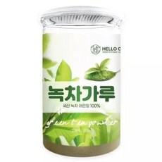 [헬로우그린] 녹차 가루 분말 250g(통) 경남 하동 녹차잎 대용량, 1개