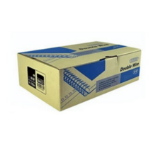 카피어랜드 3:1 더블 와이어링 100개입, 6.4mm, 화이트, 1박스