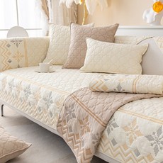 Cozy Aura 사계절 모던 유럽풍 퀼트 논슬립 쇼파패드 2 3 4 인용