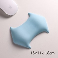 箭頭造型護腕鍵盤手託墊 灰色, 新款創意箭頭 小護腕墊 藍色, 藍色, 小護腕墊