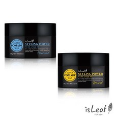 isLeaf Super Pomade Wax 強力塑型髮蠟，持久定型，柑橘木質香調，男士造型必備, 80 g NET WT 2.82 oz, 1個