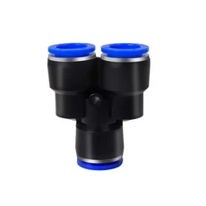 공압 피팅 튜브 커넥터 에어 퀵 워터 파이프 푸시 인 호스 커플링 4mm PU, [04] PY, [01] OD4mm, 1개